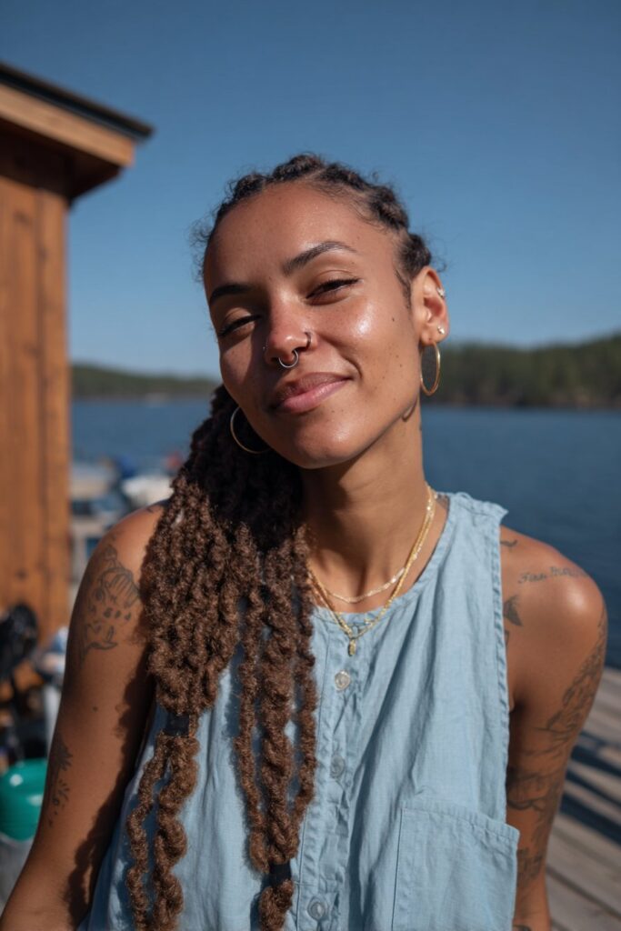 Camp hairstyles black women two strand twists