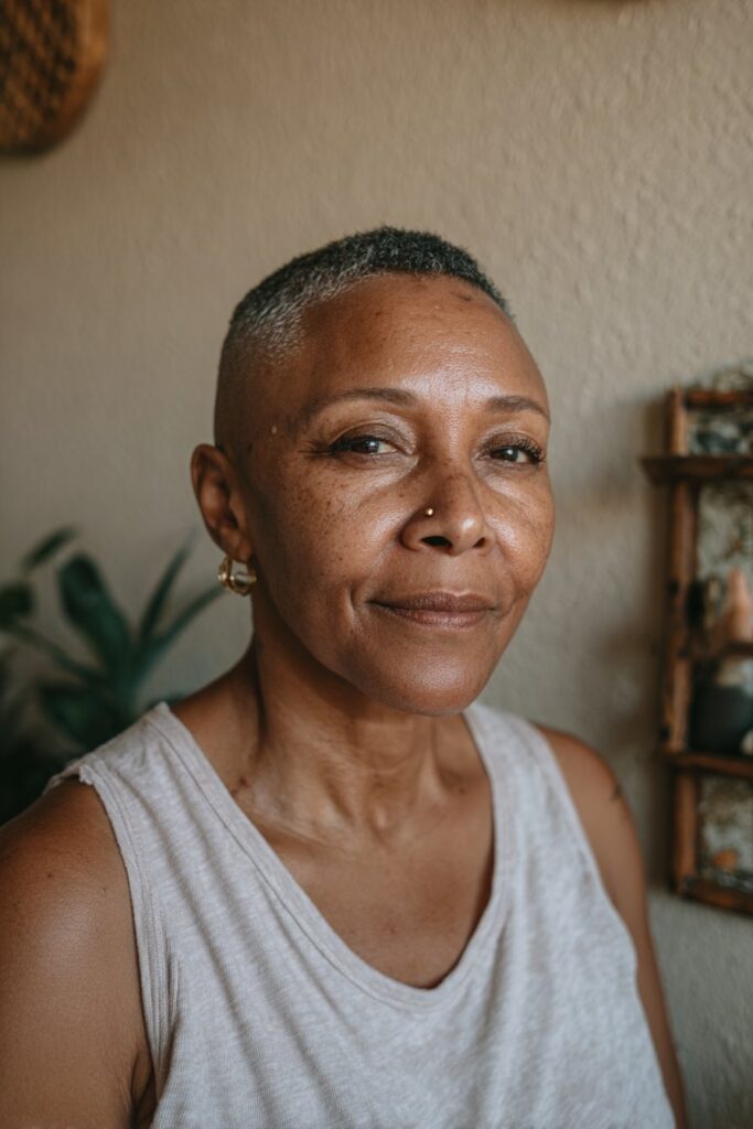 15 Timeless Shaved Hairstyles for Older Black Women 3 Shaved hairstyles for older black women fade haircut