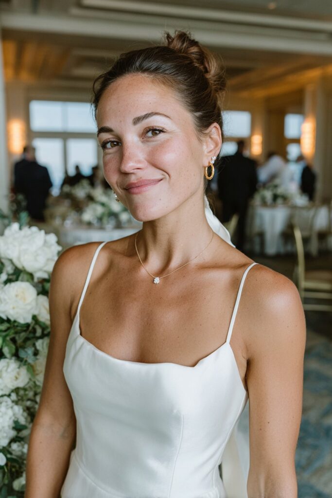 25 Beautiful Bubble Ponytail Hairstyles for Wedding 11 Bubble ponytail with ribbon wrap