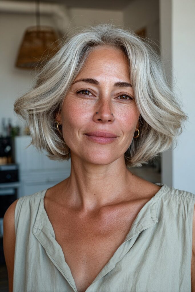 15 Flattering Layered Hairstyles for Women Over 50 15 Butterfly haircut for women over 50
