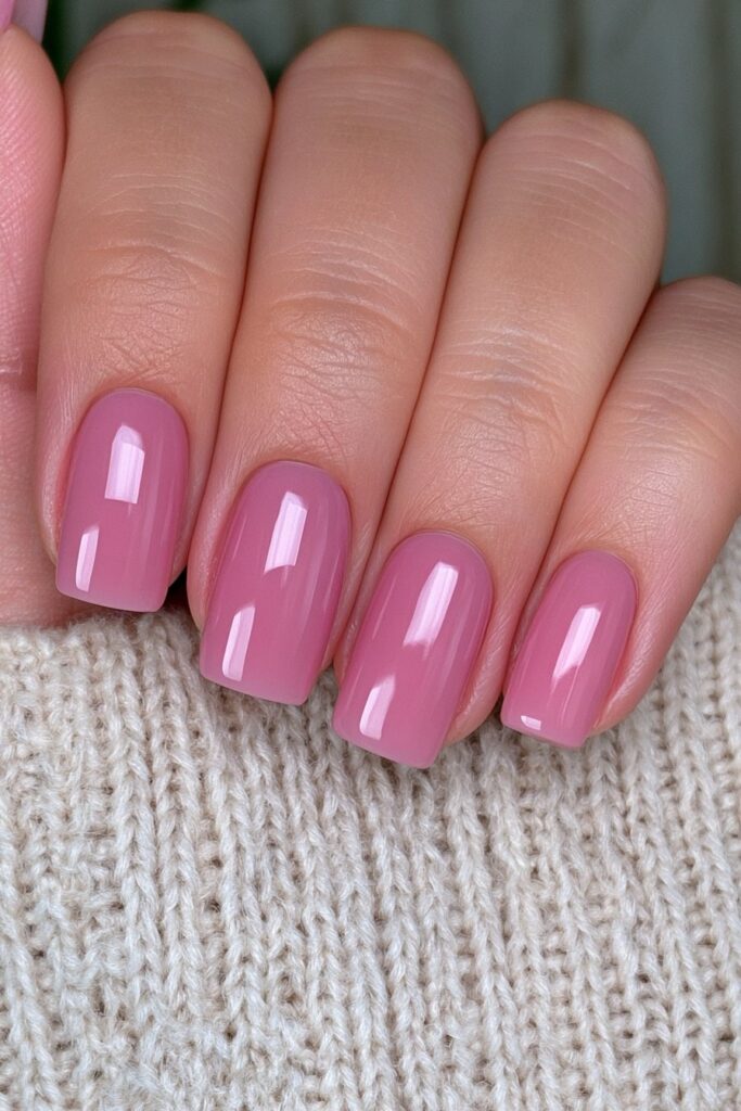 22 Back to School Nails for Teachers That Are Professional 16 Cherry red glossy teacher nails