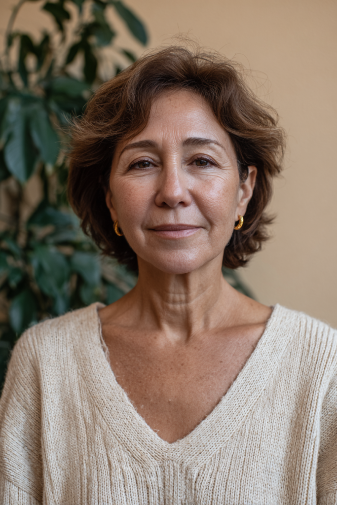25 Short Choppy Hairstyles for Women Over 60 With Thin Hair 9 Choppy stacked bob over 60