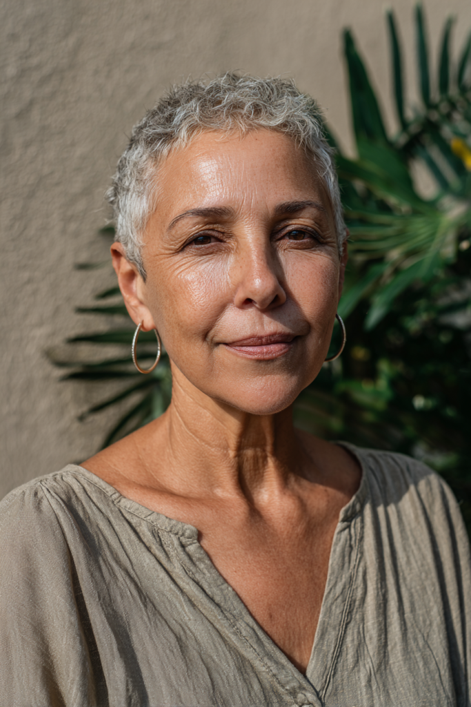 25 Short Choppy Hairstyles for Women Over 60 With Thin Hair 6 Choppy tapered pixie over 60