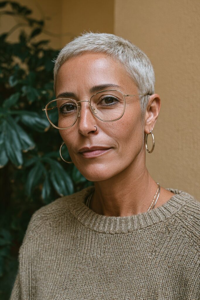 25 Short Hairstyles for Women Over 50 That Look Fresh 2 Classic pixie cut for women over 50