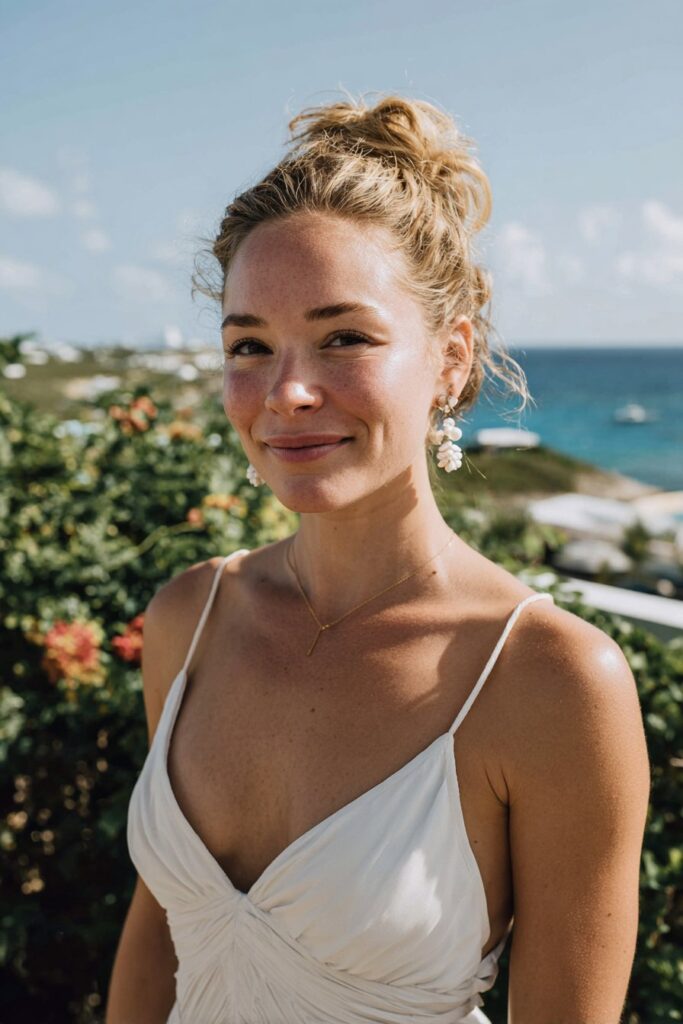 25 Beautiful Bubble Ponytail Hairstyles for Wedding 25 Destination wedding bubble ponytail