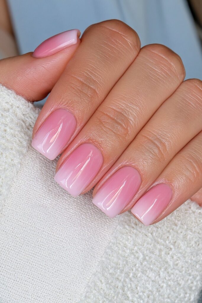 22 Back to School Nails for Teachers That Are Professional 3 Dusty rose teacher nails