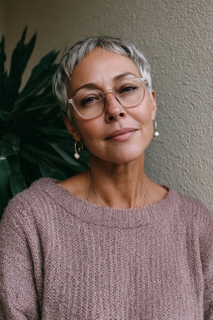 25 Short Hairstyles for Women Over 50 That Look Fresh 17 Graduated bixie for women over 50