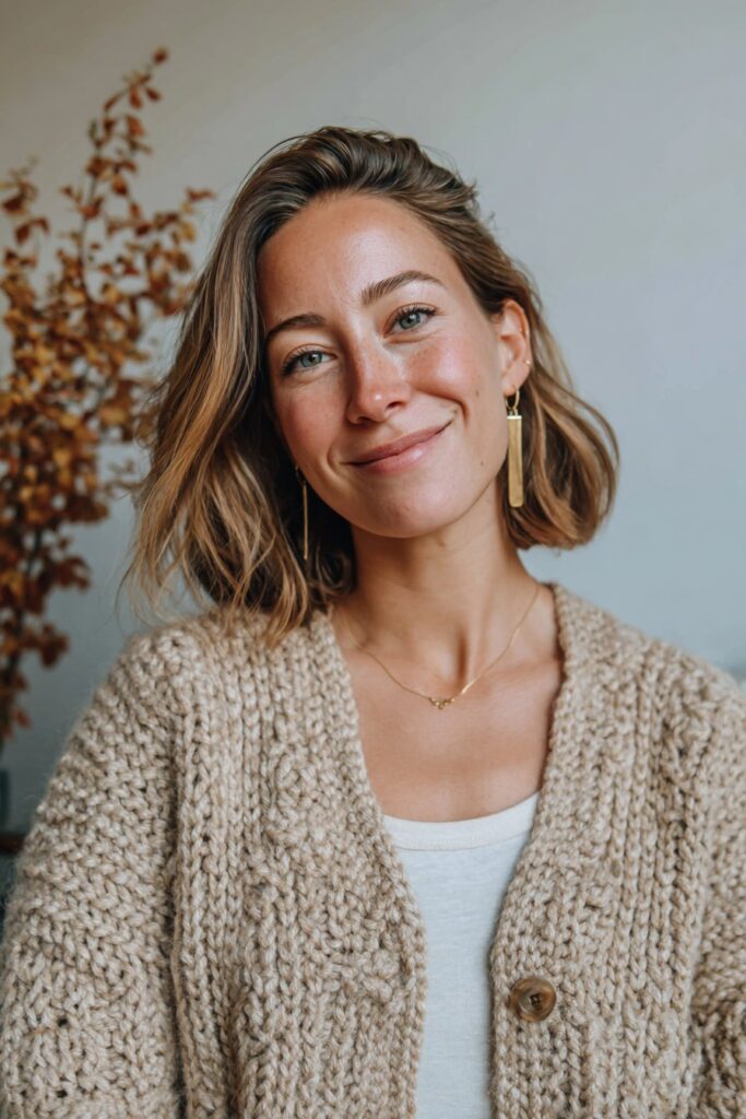 Latte beige blonde hair color