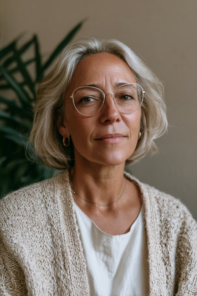 25 Short Hairstyles for Women Over 50 That Look Fresh 4 Layered bob for women over 50
