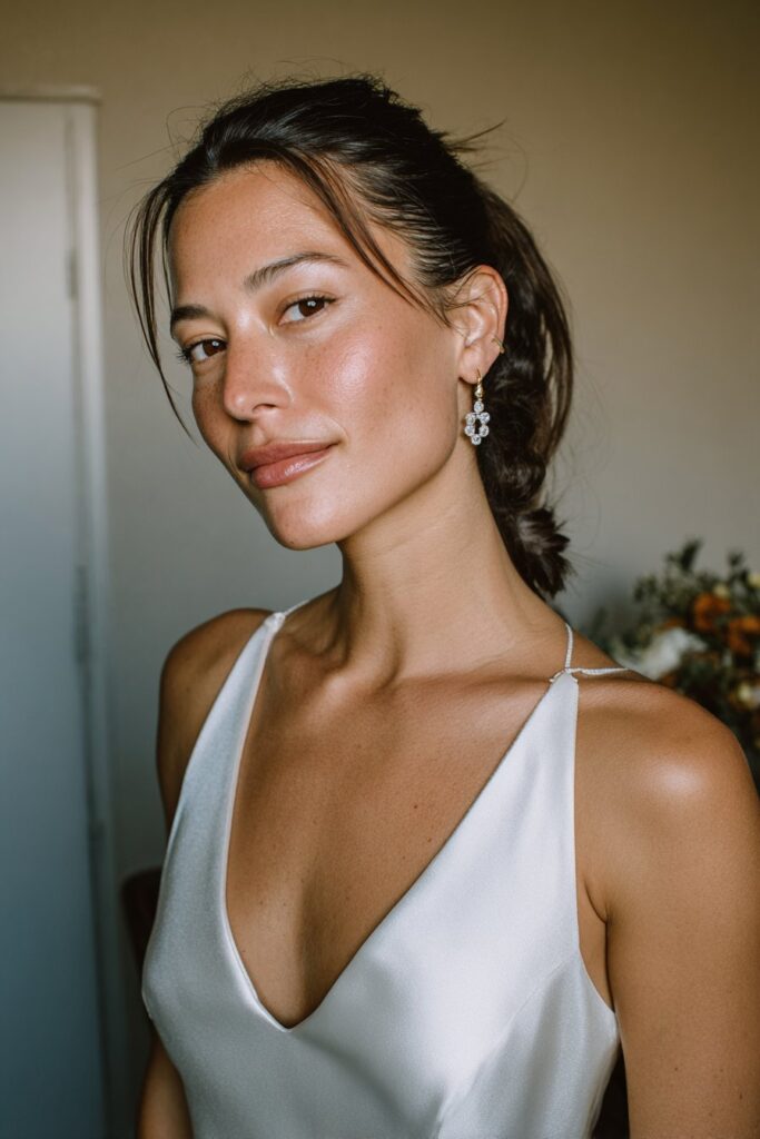 25 Beautiful Bubble Ponytail Hairstyles for Wedding 22 Micro bubble ponytail for wedding
