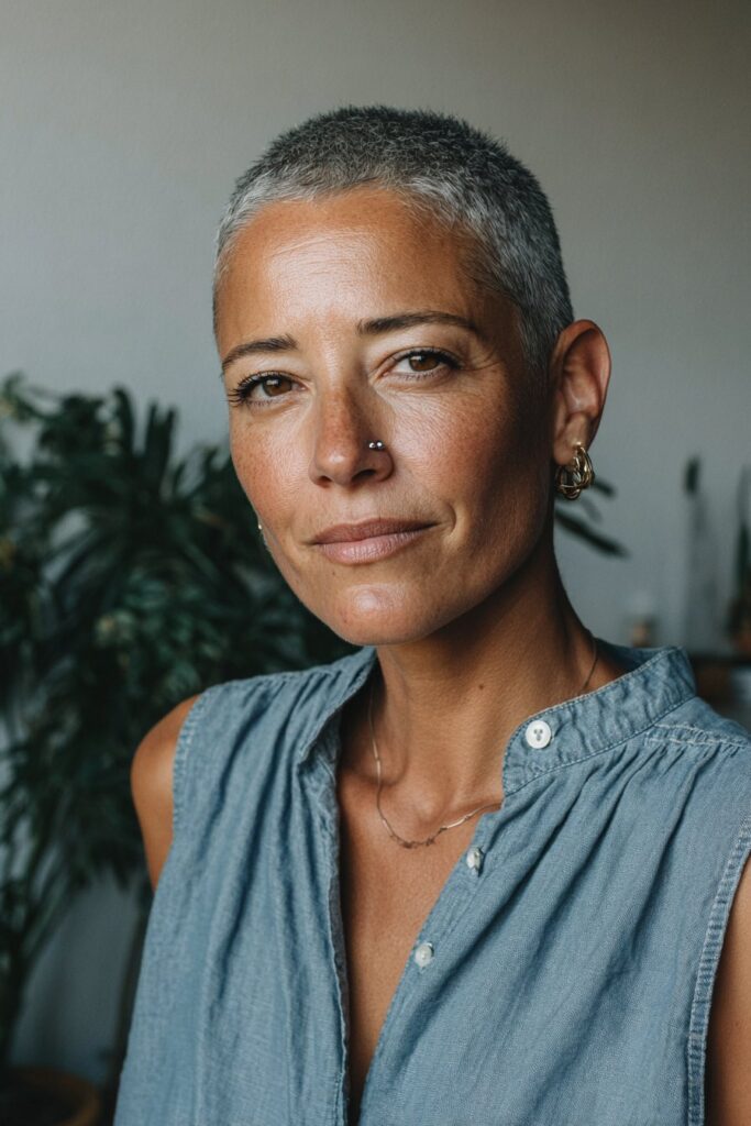 12 Undercut Edgy Choppy Pixie Cuts for Women Over 50 (Bold & Fierce) 5 Textured undercut pixie for women over 50