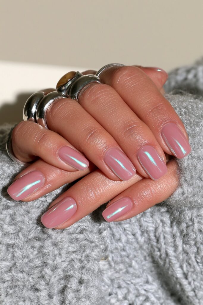 22 Blue Jelly Nail Designs for a Sheer, Glassy Manicure 22 Blue jelly pearl accent nails