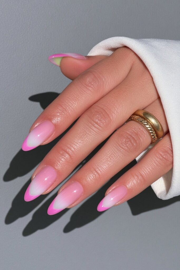 22 Butter Yellow Nail Ideas for the Prettiest Manicure 4 Butter yellow micro French tips