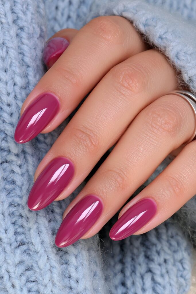Cherry wine nail design