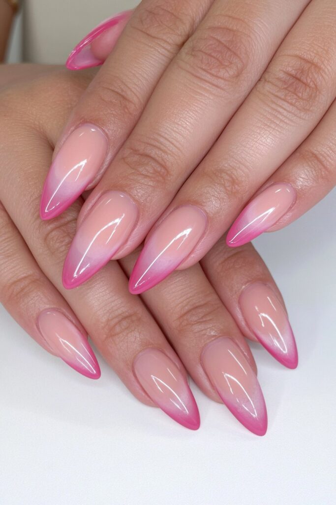 Jelly sheer fall nails