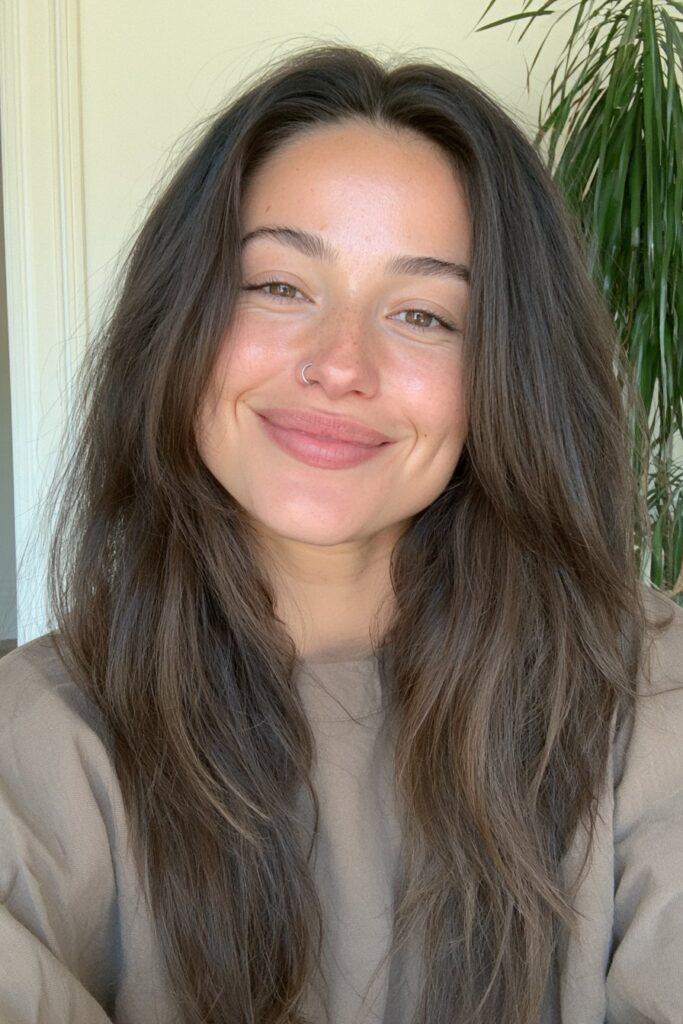 22 Wolf Cuts for Straight Hair with Volume and Texture 15 Long layered wolf cut