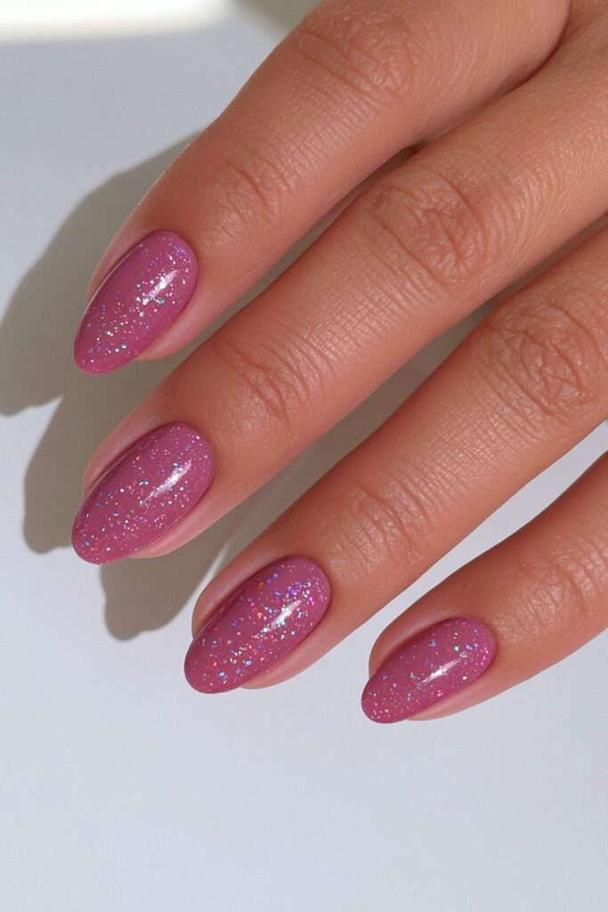 Oxblood fall nails