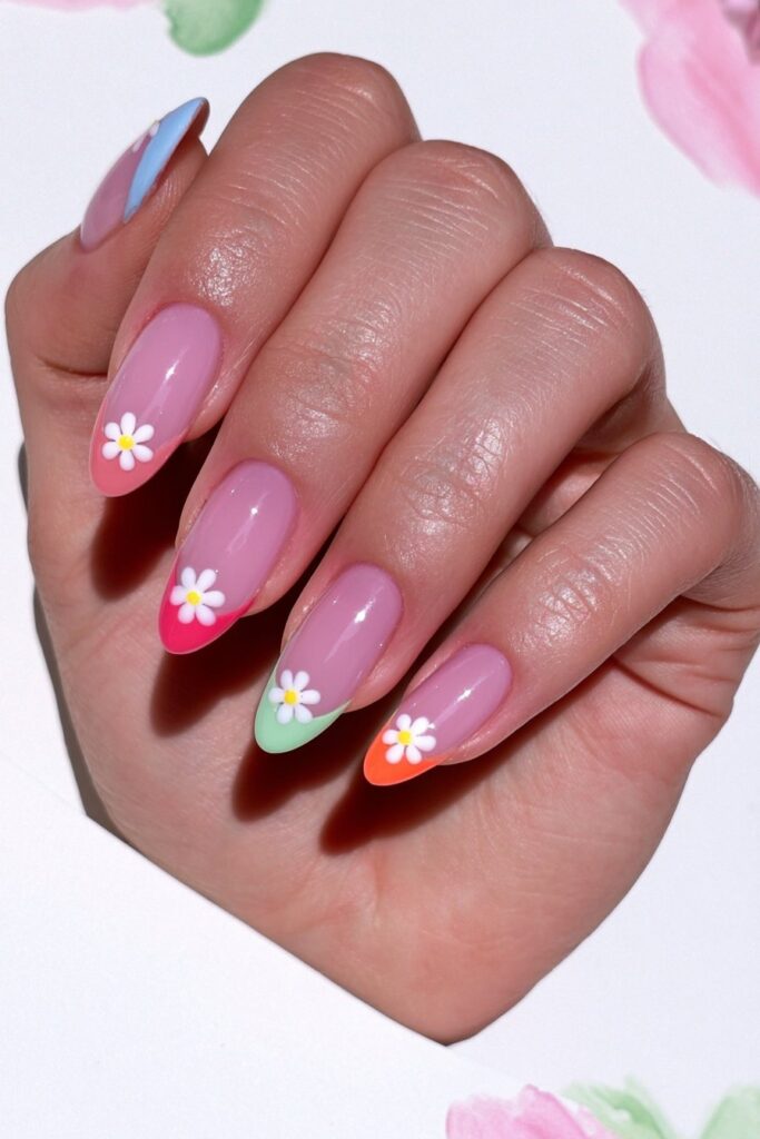 22 Pencil Nail Ideas for the Sharpest, Most Dramatic Point 19 Pastel pink pencil-point nails