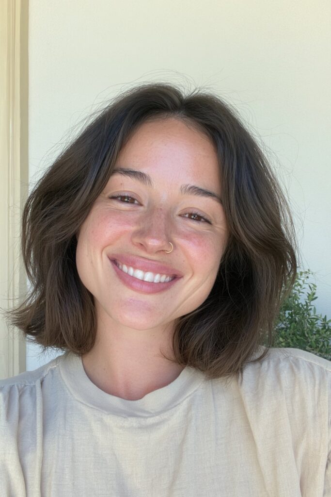 Short wolf cut for fine hair
