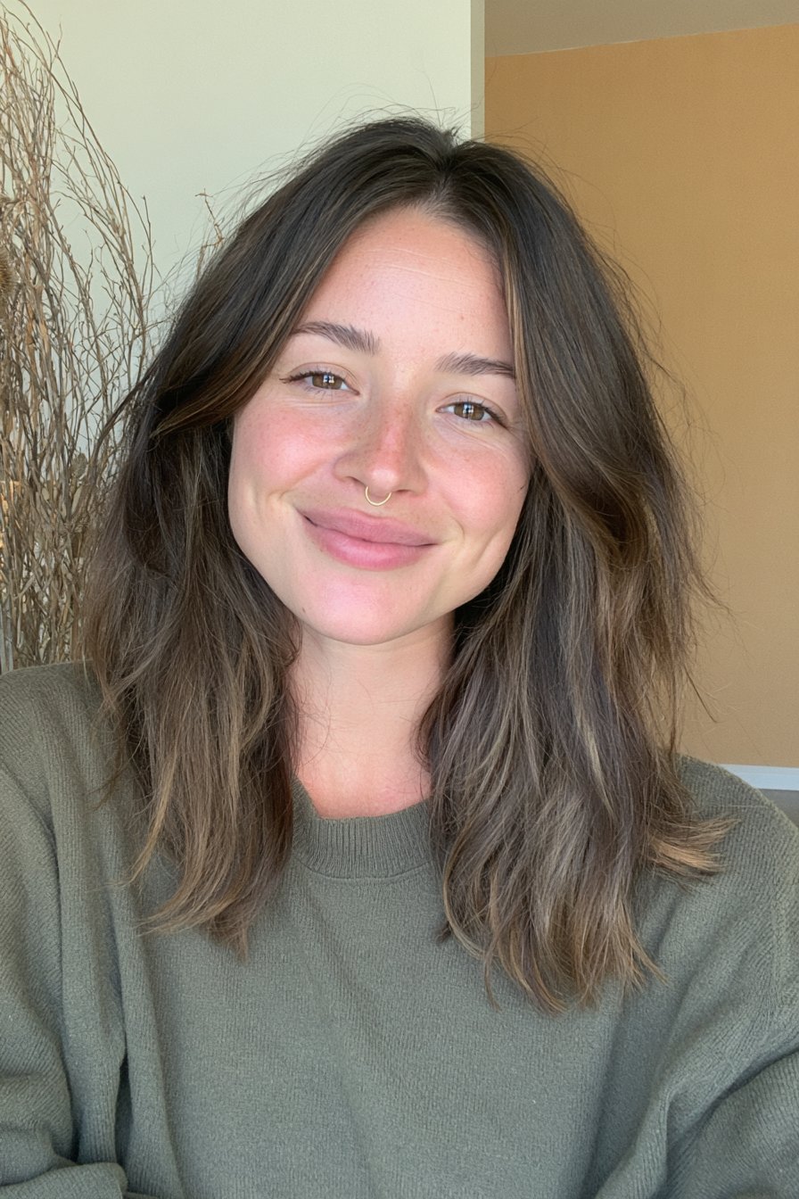 22 Wolf Cuts for Straight Hair with Volume and Texture 1 Wolf Cut with Balayage