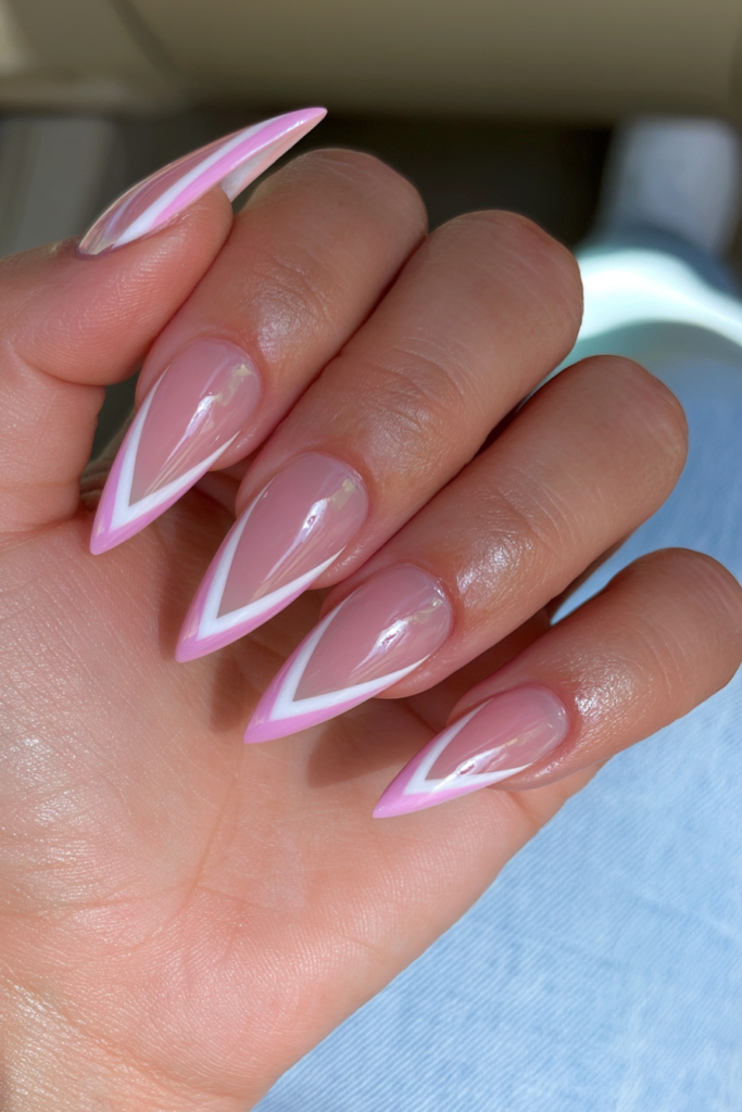 22 Pencil Nail Ideas for the Sharpest, Most Dramatic Point 12 Short micro stiletto nails