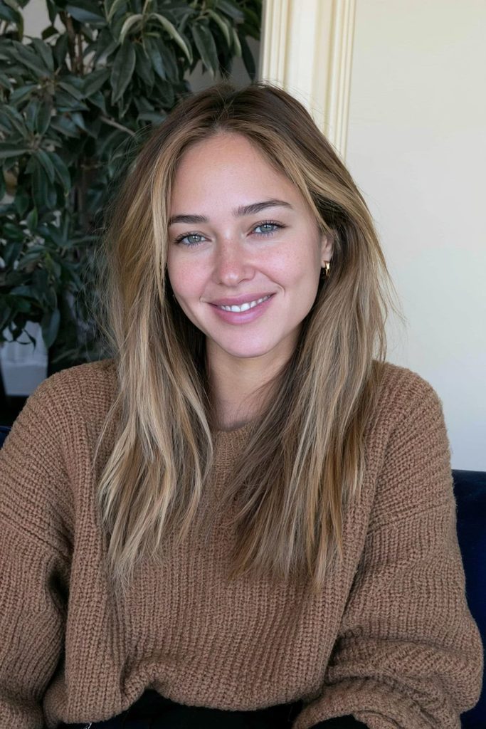 Chai latte ombré hair