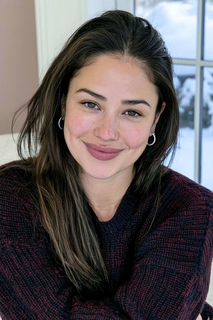 25 Cold Girl Makeup Ideas That'll Have You Ready for Winter 8 Cool berry cheek stain makeup