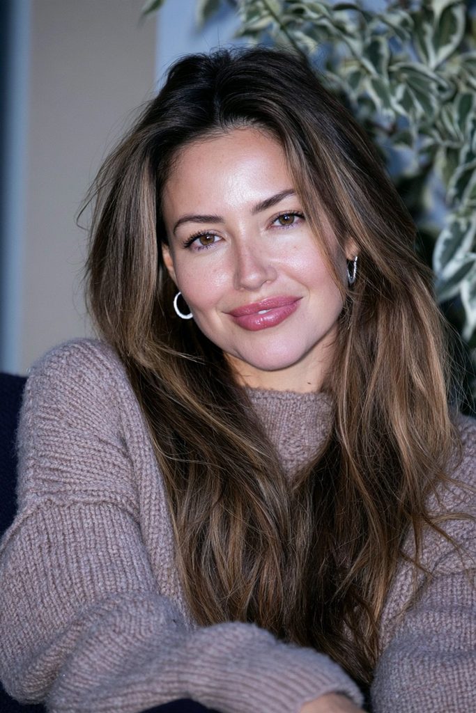 Cool toned toffee brunette hair
