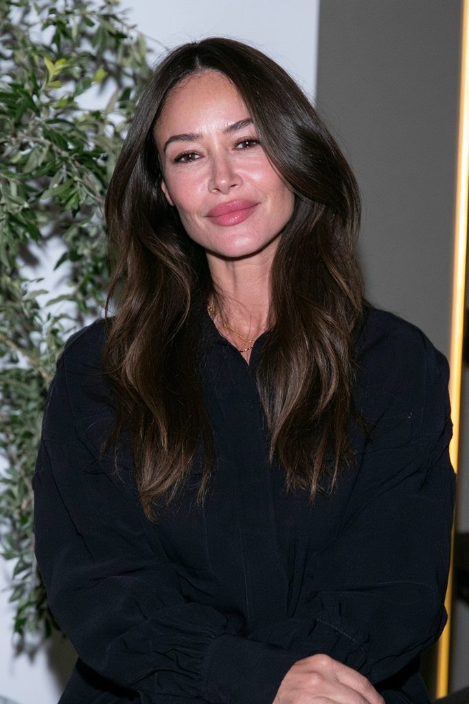 Deep maple brown hair color