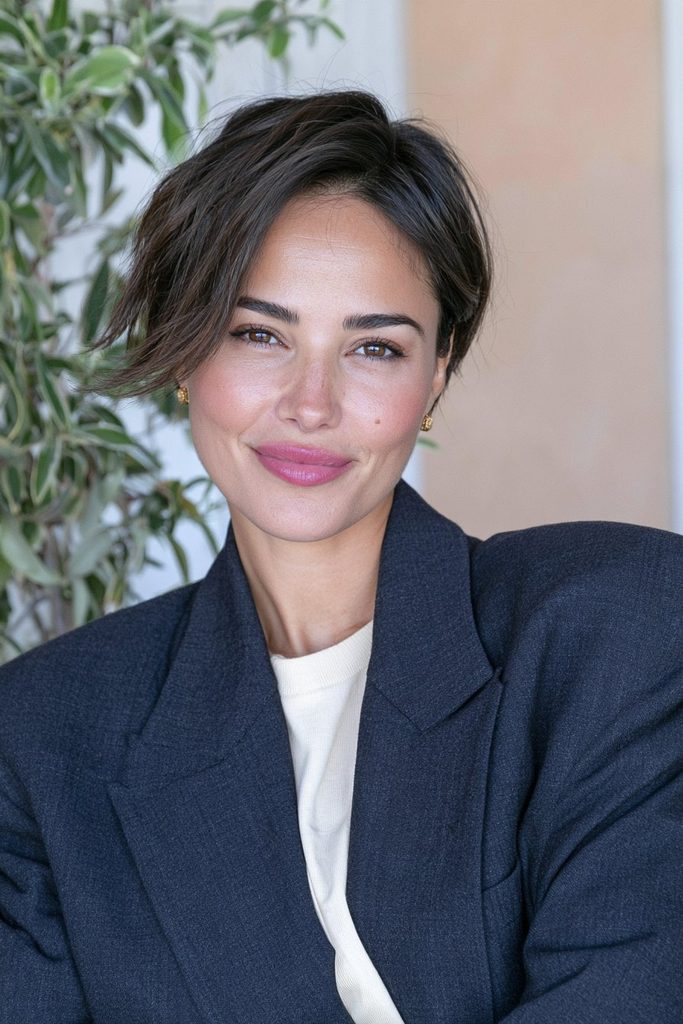 25 Espresso Hair Color Ideas: Rich, Warm & Effortlessly Chic 23 Espresso pixie haircut