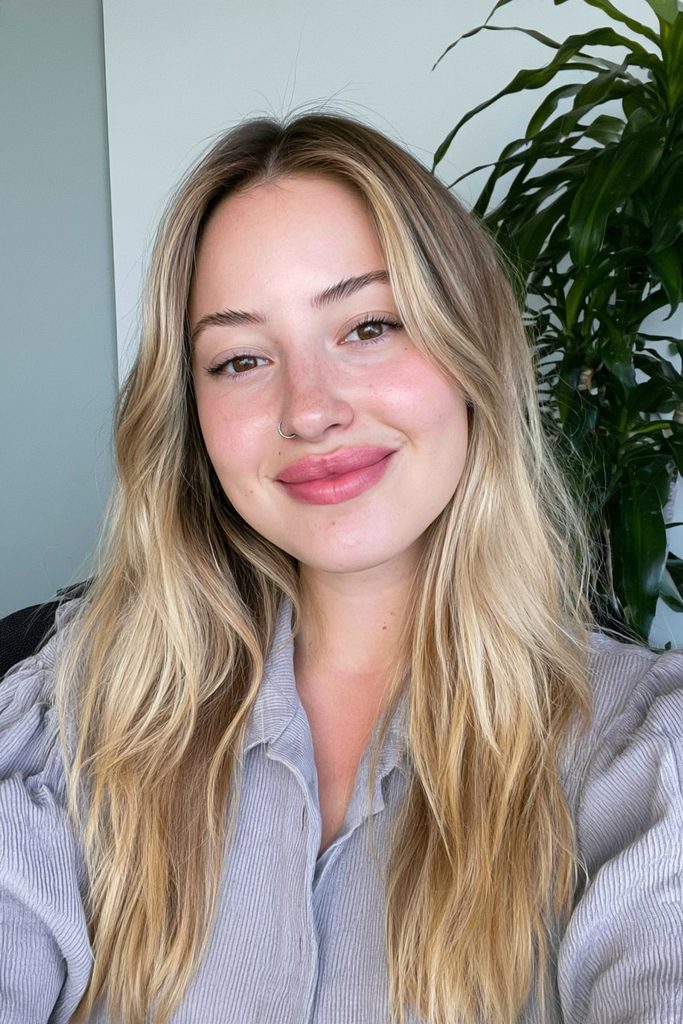 Iced chai blonde hair color