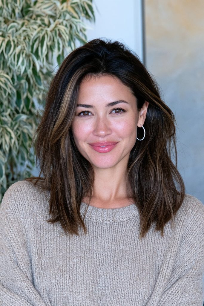 25 Espresso Hair Color Ideas: Rich, Warm & Effortlessly Chic 3 Iced espresso brunette hair