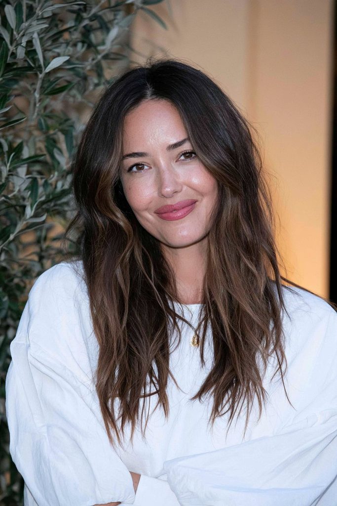 Maple caramel dimensional hair color