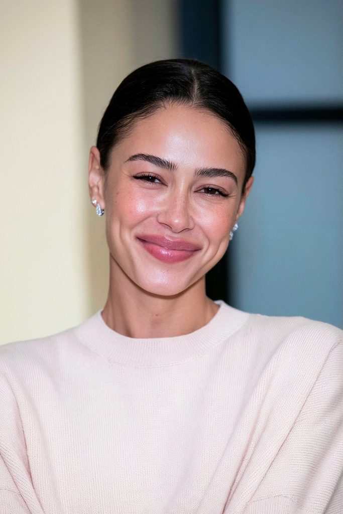 25 Cold Girl Makeup Ideas That'll Have You Ready for Winter 2 Matte base with rosy glow