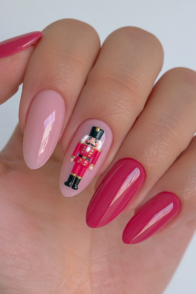 Nutcracker soldier milky nude accent