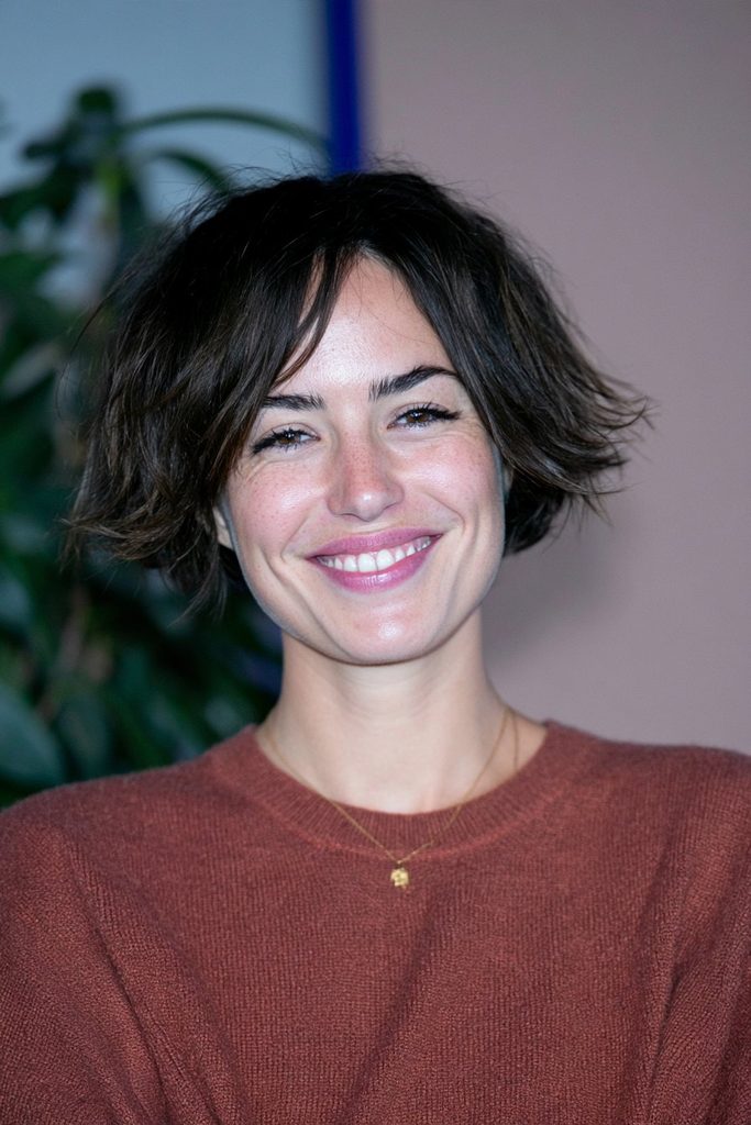 Shaggy pixie bob haircut