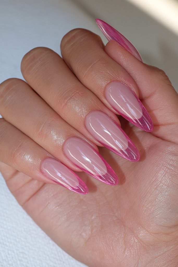20 Soft, Glossy Sugar Plum Nails for Short Lengths 1 Sheer sugar plum jelly nails
