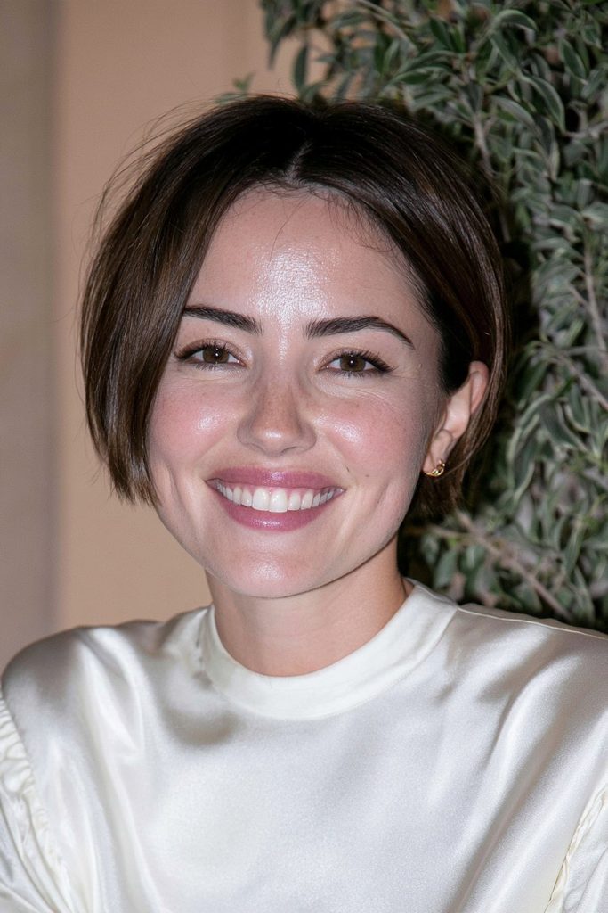 Sleek pixie bob hairstyle