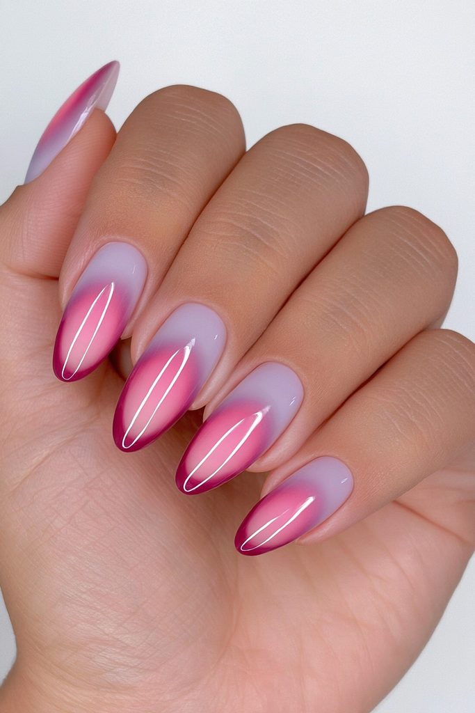 20 Soft, Glossy Sugar Plum Nails for Short Lengths 17 Sugar plum aura effect nails