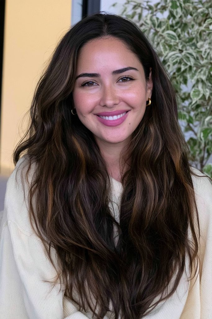 Toffee balayage hair color