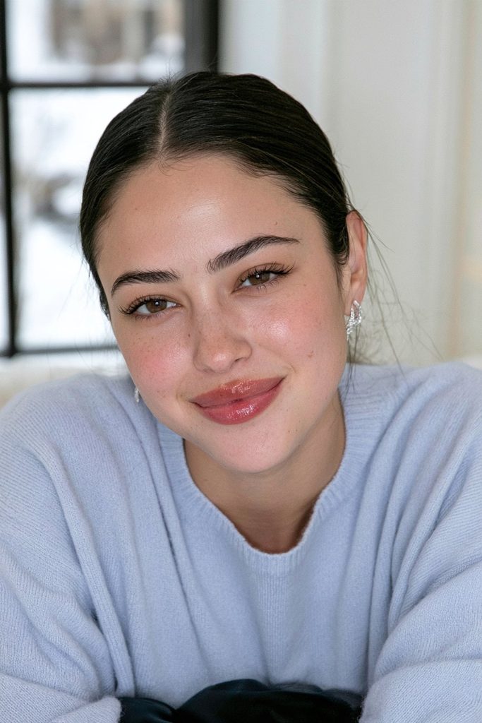 25 Cold Girl Makeup Ideas That'll Have You Ready for Winter 21 Under-eye pink flush makeup