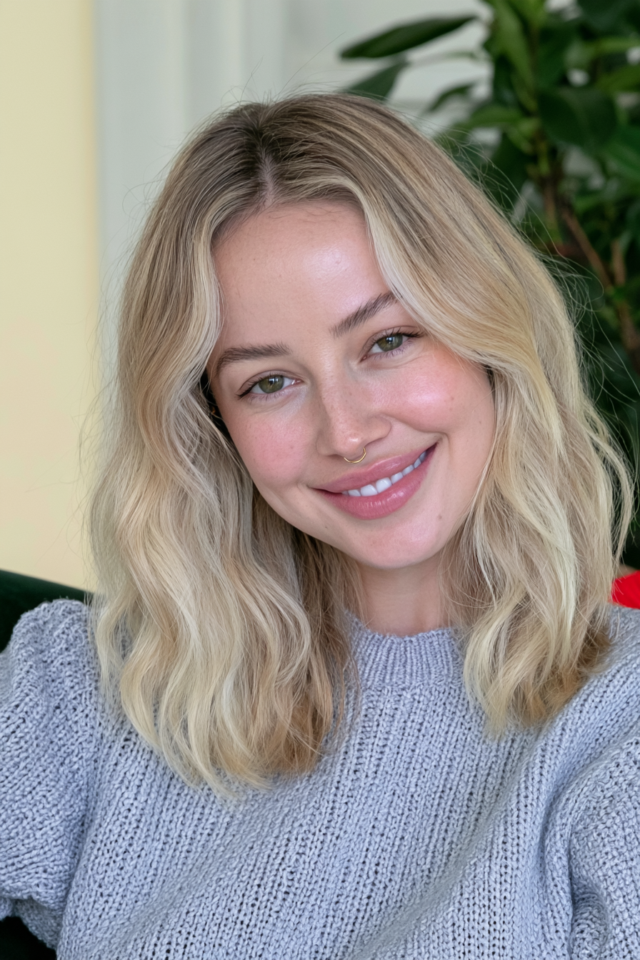 Vanilla chai blonde hair color