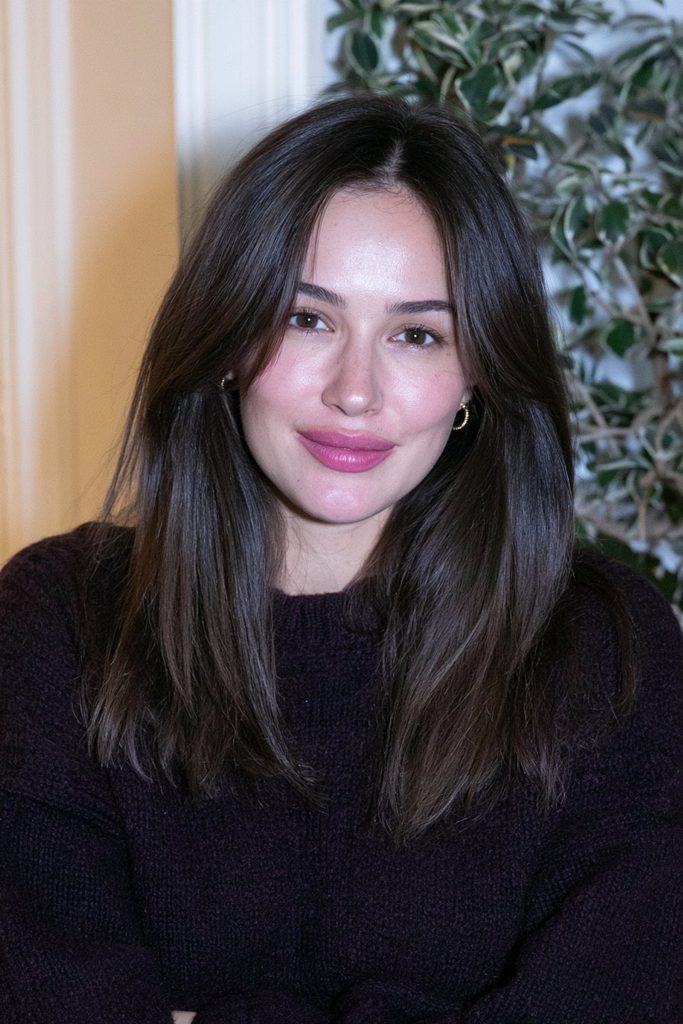 25 Espresso Hair Color Ideas: Rich, Warm & Effortlessly Chic 2 Velvet espresso brunette hair