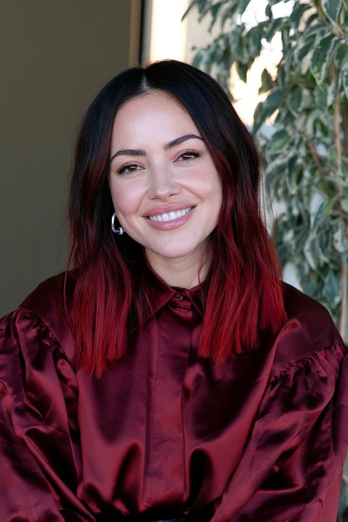 Vivid Black Cherry Ombre