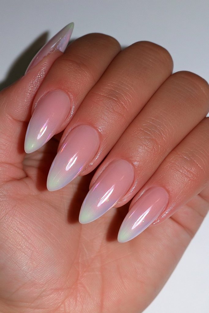 Butter yellow jelly finish nails