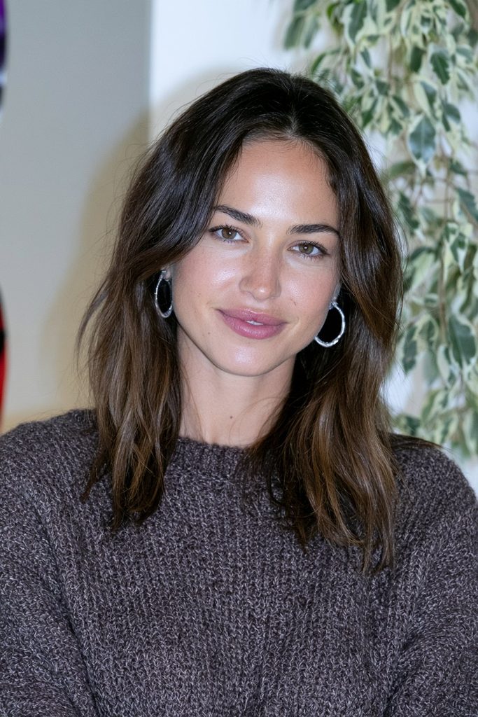 Cool chestnut brown hair color