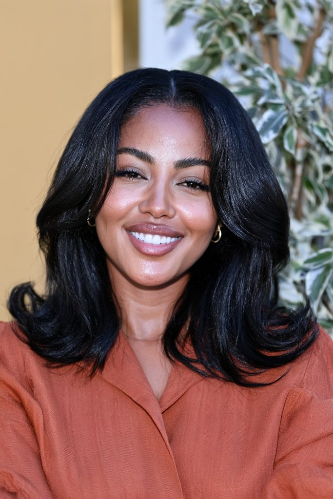 Flipped quick weave bob hairstyle