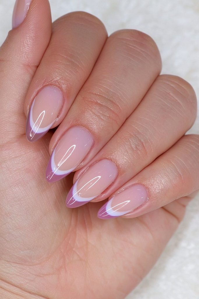 25 Mocha Mousse Nails Ideas for a Cozy, Creamy Manicure 8 Mocha micro French tip nails