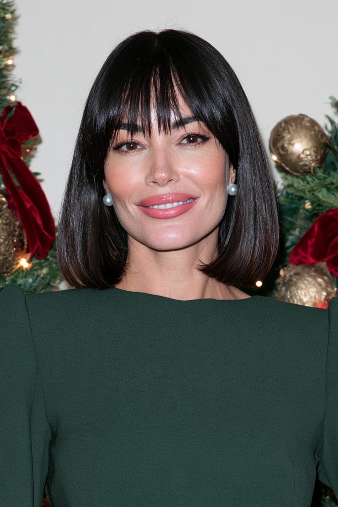 Classic pageboy cut Christmas hairstyle